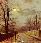 Lane In Cheshire by John Atkinson Grimshaw